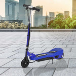 Folding Kids Electric Scooter 7-14 Adjustable Battery Power | Blue