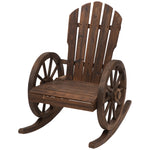 Patio Adirondack Rocking Chair Sun Lounger