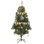 5ft Artificial Christmas Tree With Led Lights, Decoration, Auto Open | 5ft | Green