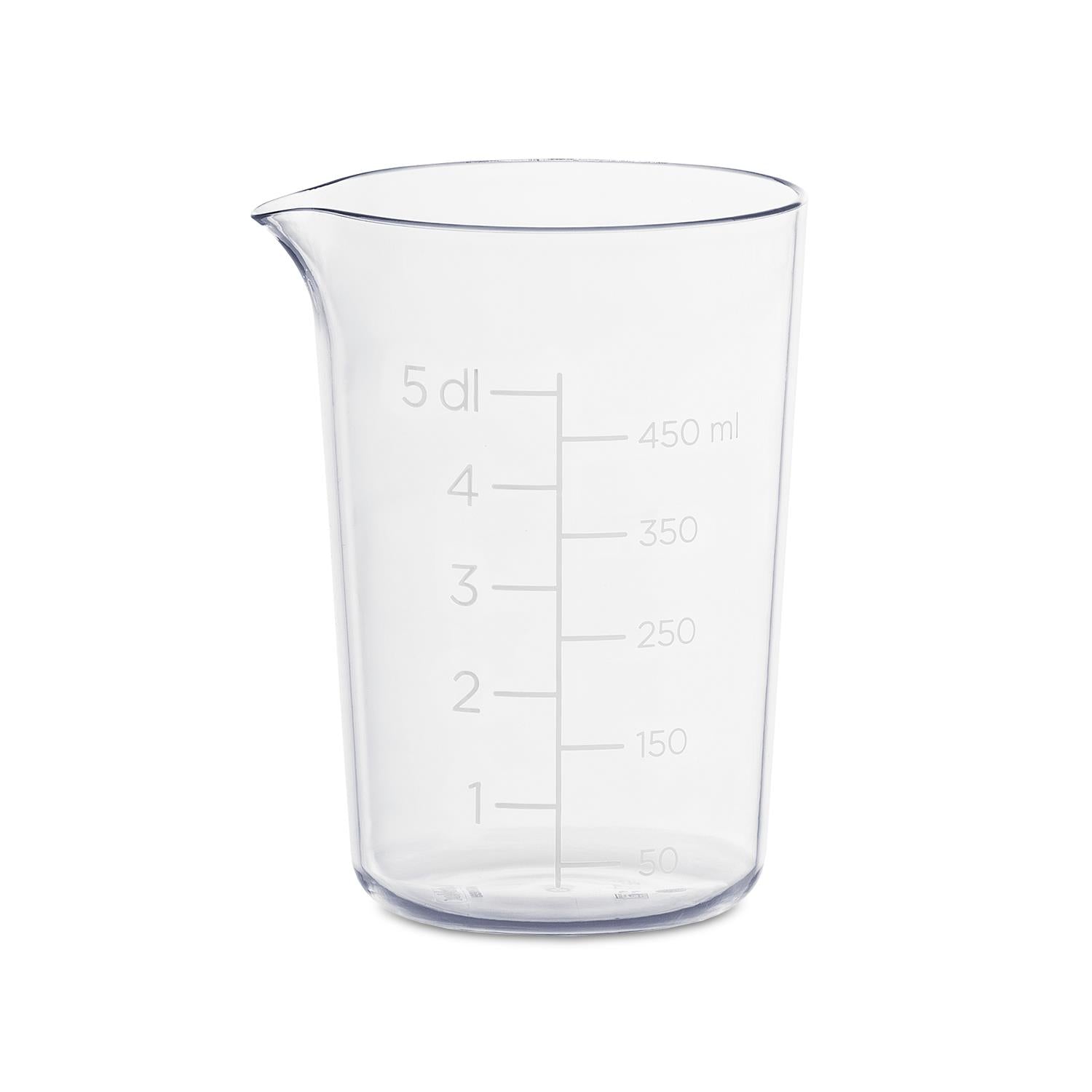 Clear Transparent Volume Measuring Cup With An Easy-to-pour Spout 0.5l