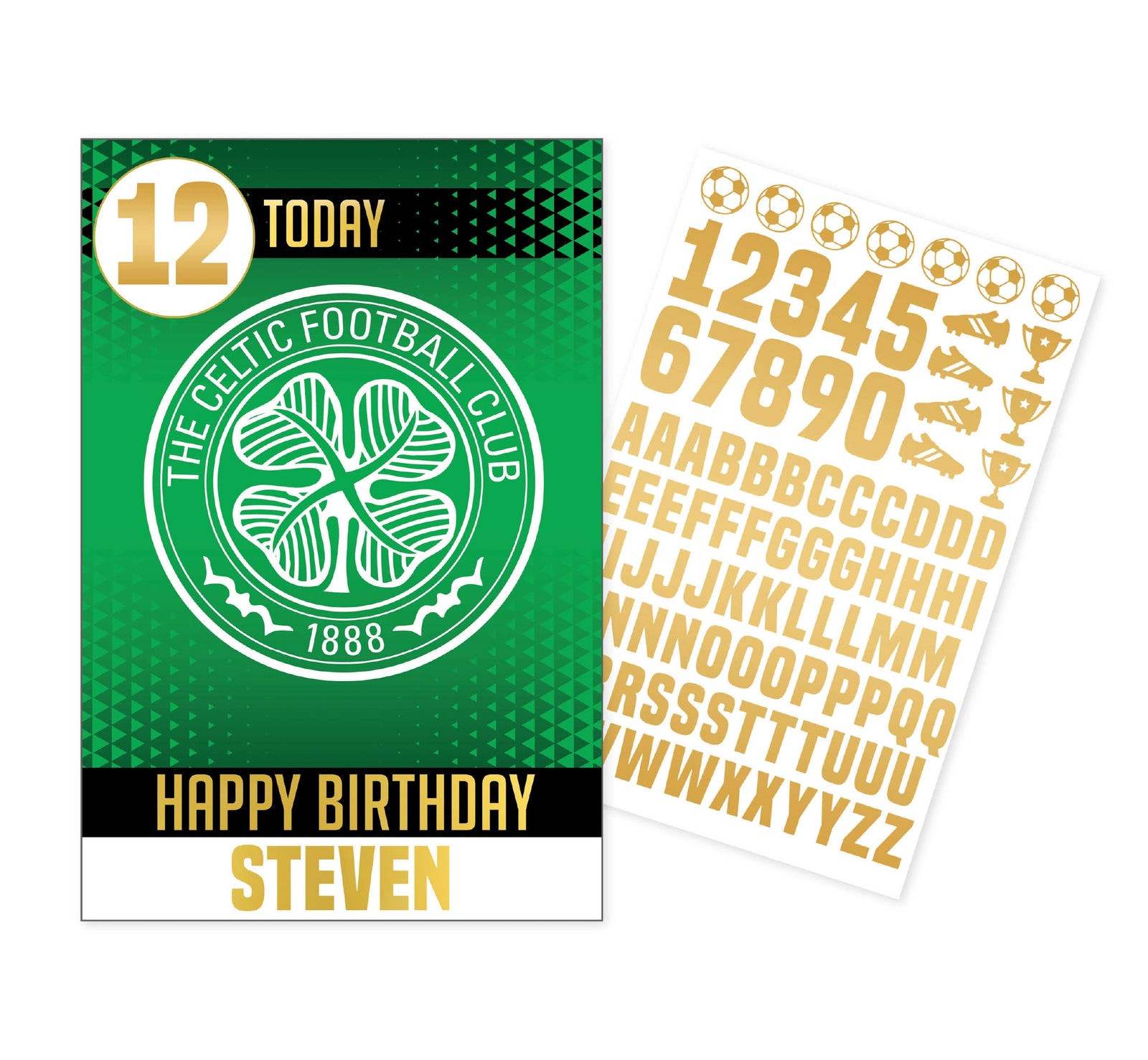 Personalise Birthday Card With Sticker Sheet Official Product