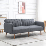 Two Seater Sofa Bed W/ Adjustable Backrest For Living Room | One Size