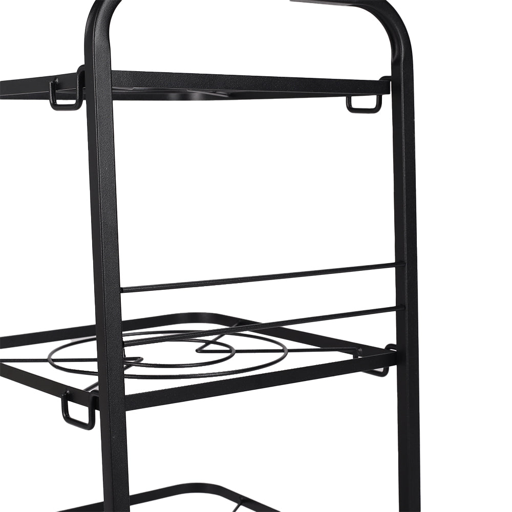 Kitchen Pot Pan Organizer Rack Adjustable Cookware Holder Stand