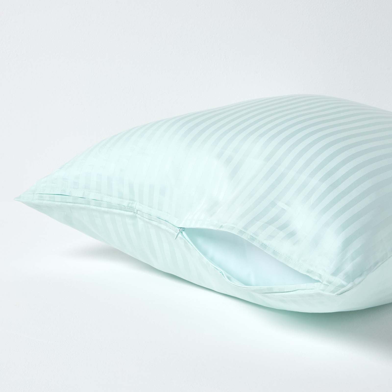European Size Egyptian Cotton Pillowcase 330 Tc | 60cm x 60cm | Blue
