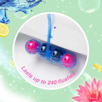 Colour Active Toilet Rim Block Fresh Flowers Anti-limescale 3 X 50g, 5pk