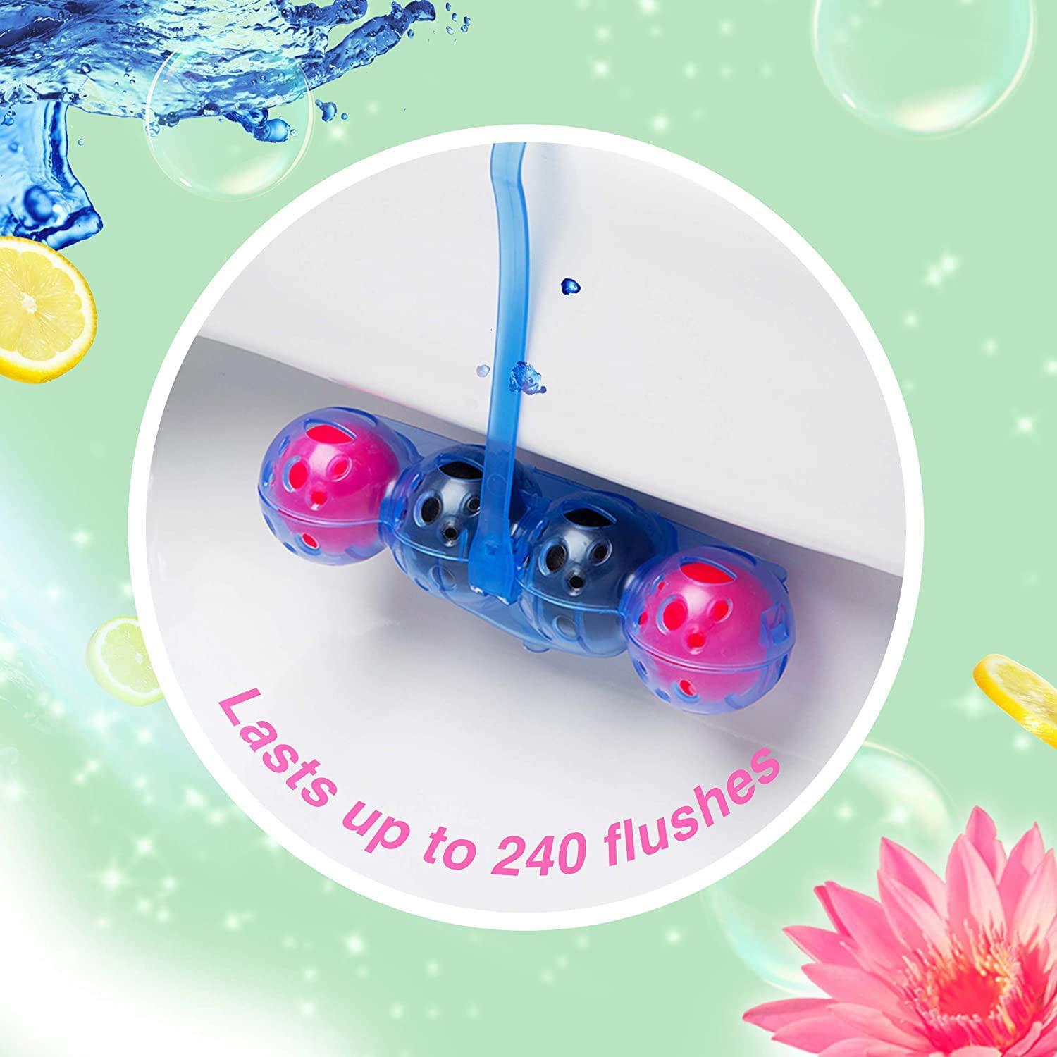 Colour Active Toilet Rim Block Fresh Flowers Anti-limescale 3 X 50g, 5pk
