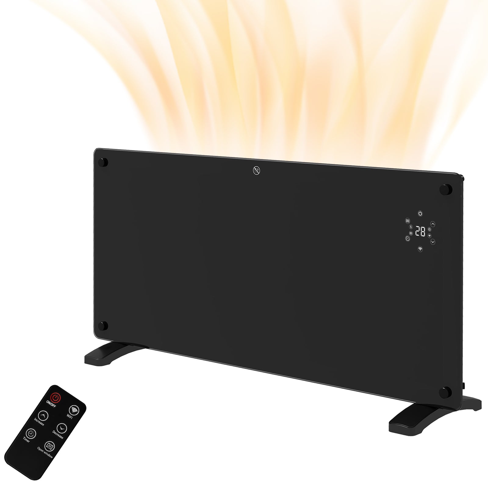 2000w Electric Space Heater Radiator Wifi Smart App 24hr