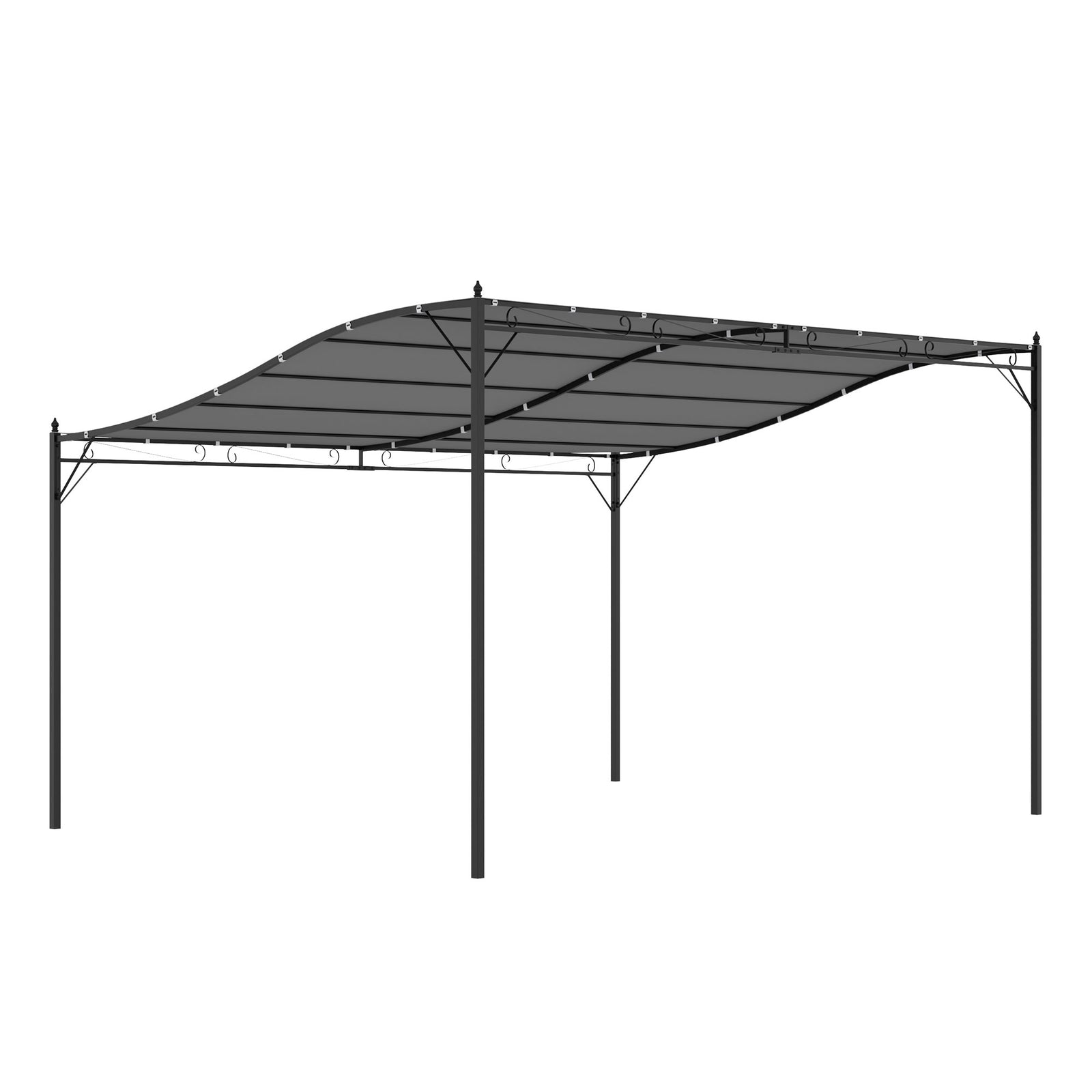 Gazebo Backyard Pool Garden Pergola Canopy Sun Shade Top | Large