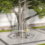 160cm Garden Round Tree Bench Metal