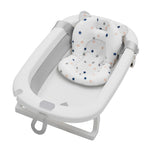 Collapsible Baby Bathtub With Soft Support Cushion | Grey