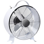 10" 2-speed Electric Fan W/ Safe Guard Anti-slip Feet | One Size | White