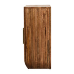 Handcrafted Solid Wood Cabinet – Golden Teak Finish