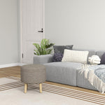 Round Storage Ottoman, Hidden Space, Cushioned