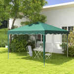 3x3(m) Pop Up Gazebo Marquee Tent For Garden W/ Carry Bag | Green