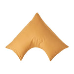 Egyptian Cotton V Shaped Pillowcase 200 Tc | V Shape | Mustard
