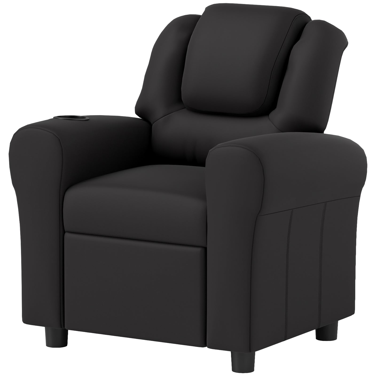 Kids Recliner Armchair Games Chair Children Seat Girls Boys Sofa | Black