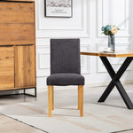 Almont Fabric Dining Chairs - Set Of 2 | Charcoal