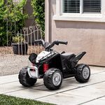 Honda Licensed Kids Electric Quad Bike 6v Atv Ride On 1.5-3 Years | Black