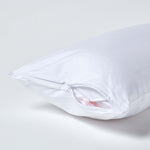 European Size Egyptian Cotton Pillowcase 1000 Tc | 40 x 80cm | White
