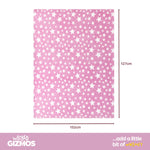 Wicked Gizmos Pink Glow In The Dark Blanket Plush Star Print Machine Washable