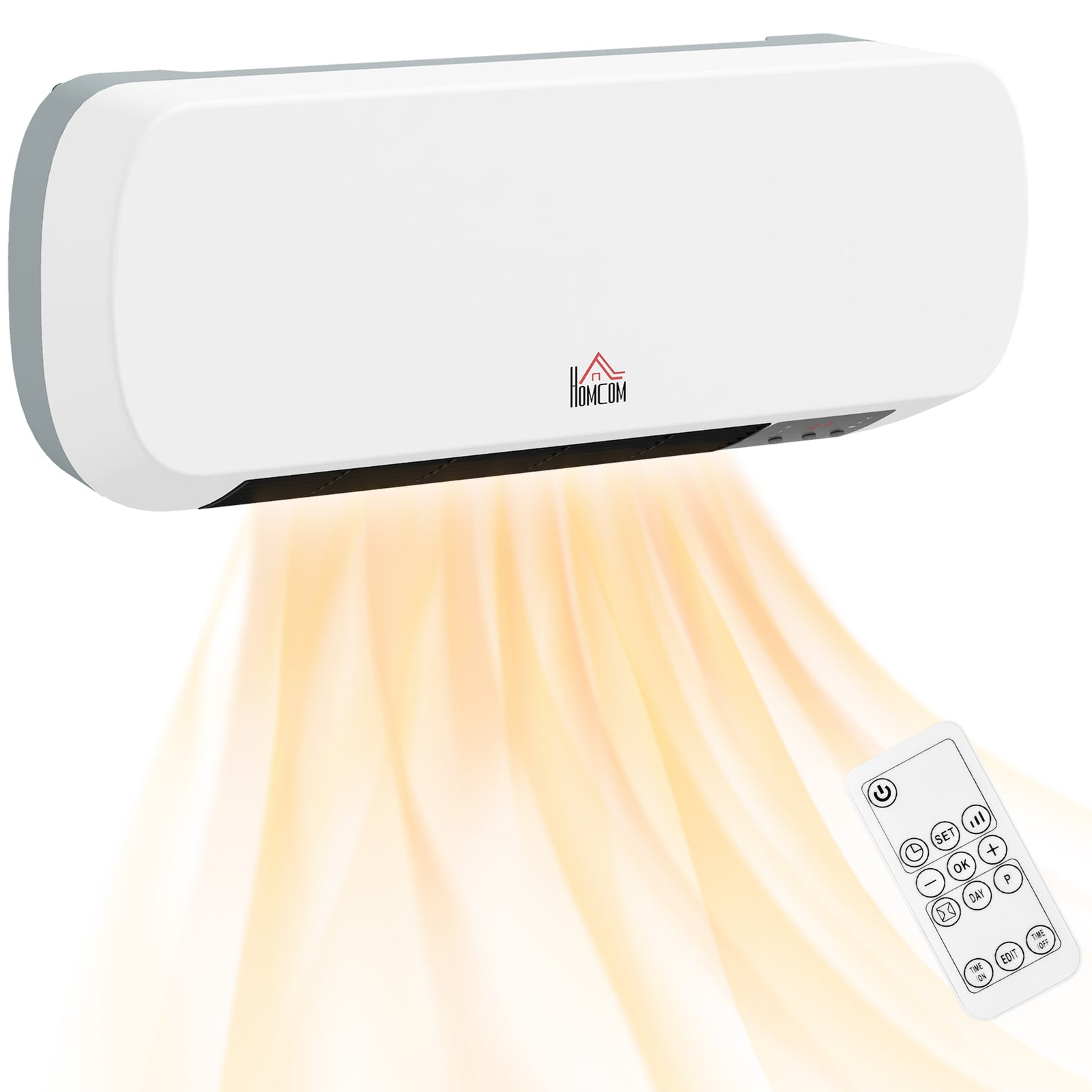 Wall Mounted Electric Heater With Timer Overheat Protection
