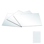 4 Pack Acrylic Wall Mirror Tiles 30x30cm – Self Adhesive Square Mirrors