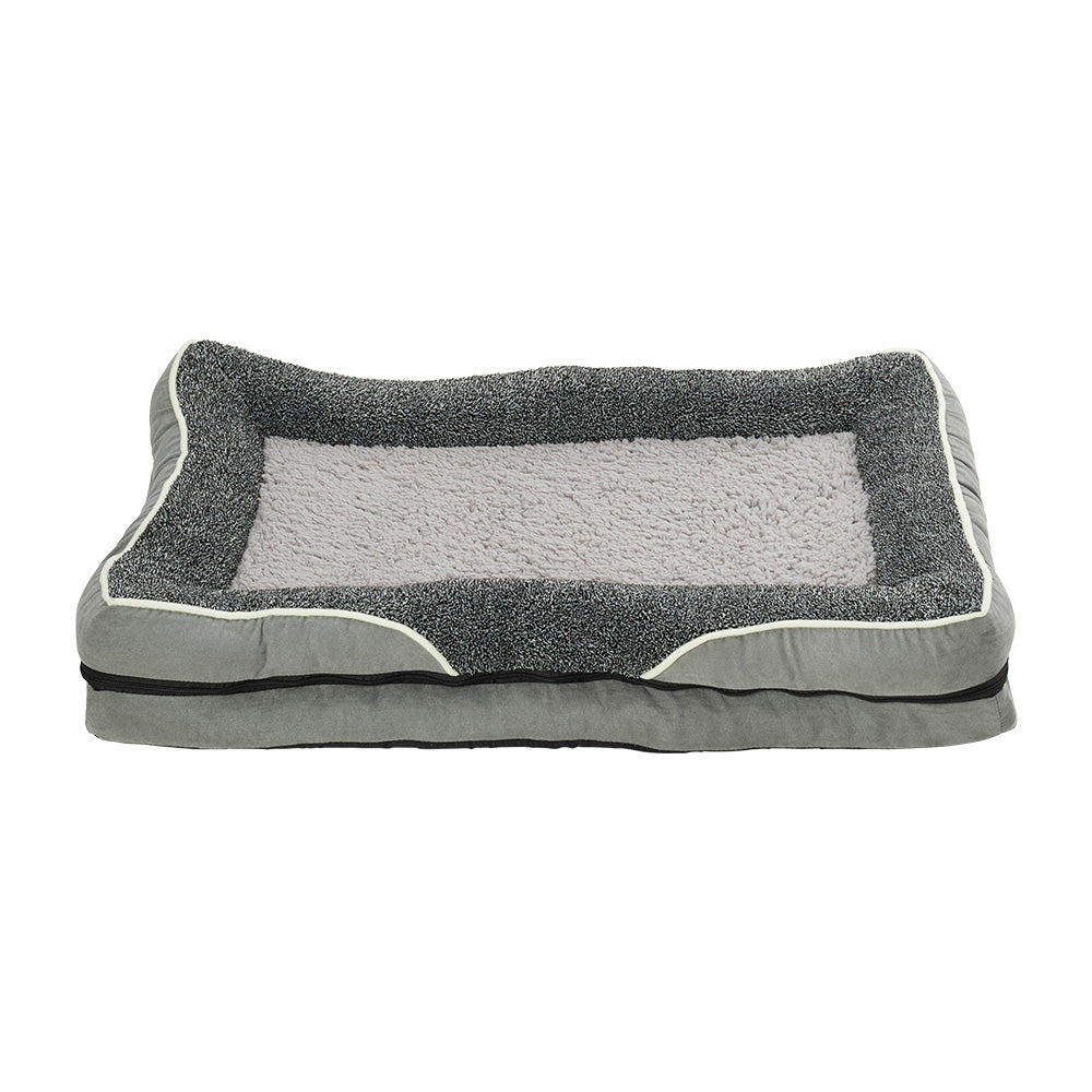 50cm*40cm*9cm Durable Removable Washable Pet Bed With Anti-slip Bottom | Light Grey