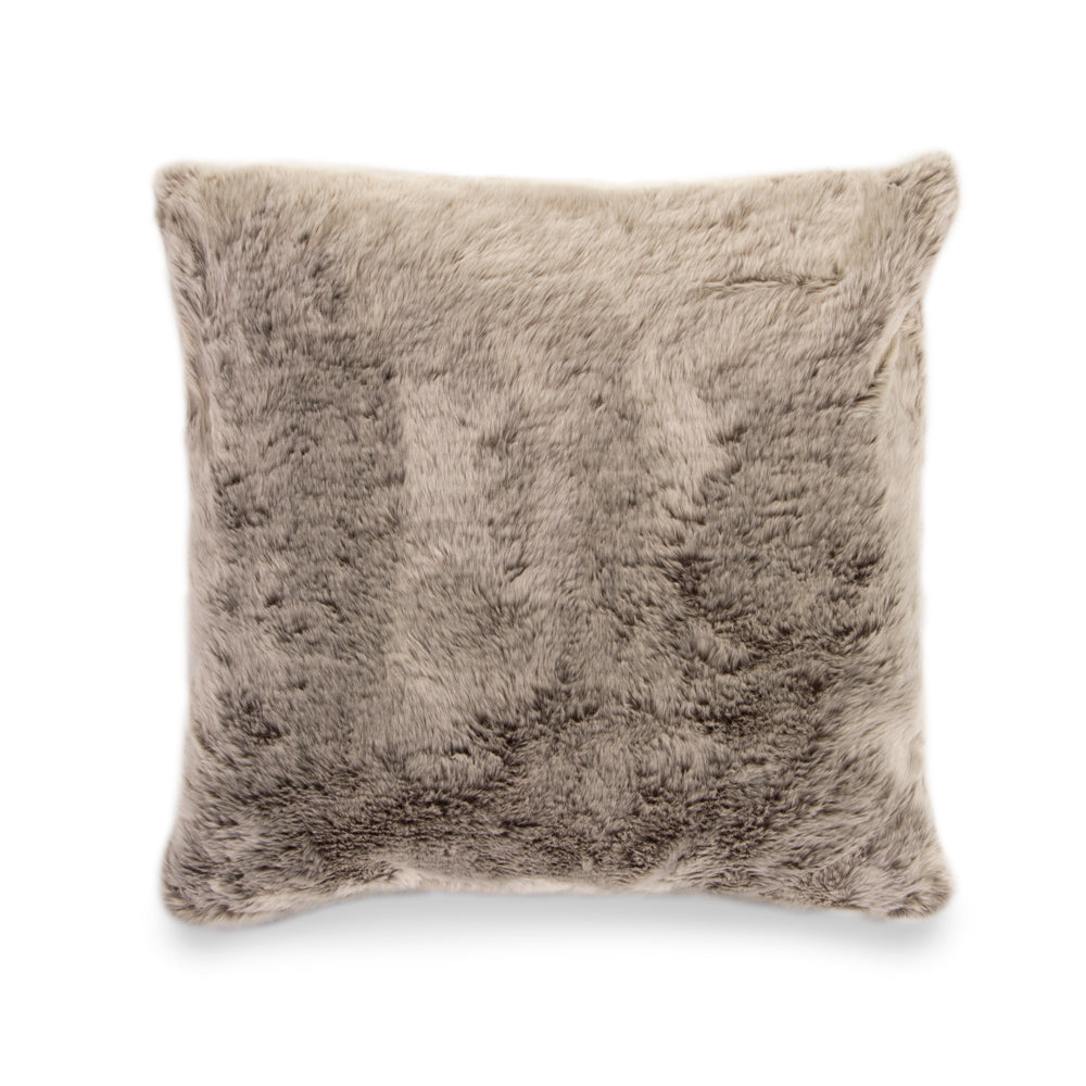 Mink Beige Faux Fur Cushion