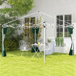 3x3(m) Or 3x6m Pop Up Gazebo Side Panels With Windows | Green