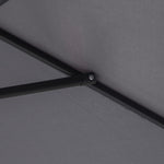 2.6m Patio Umbrella With Tilt Crank | Gray
