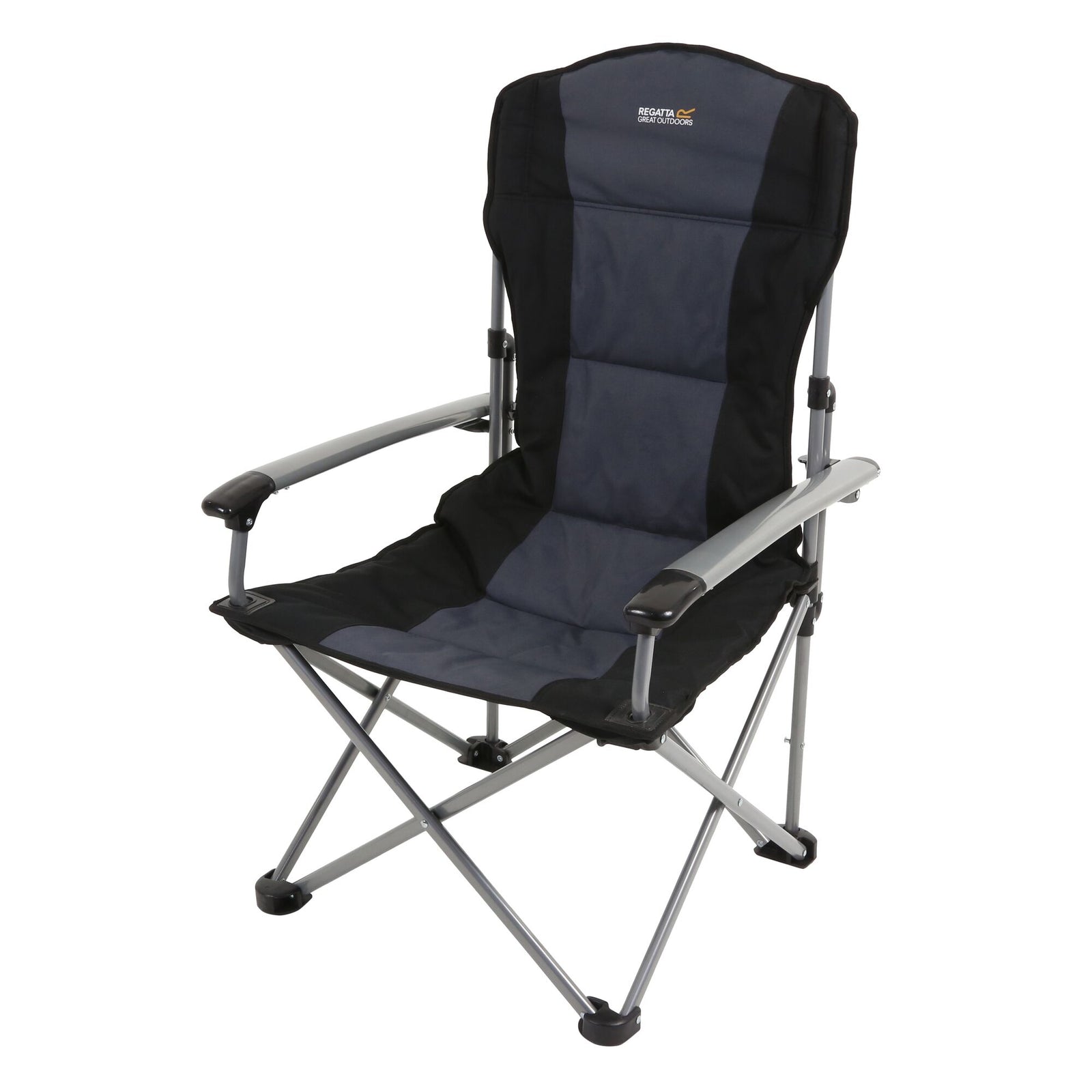 Forza Reinforced Foldable Chair | One Size | Black