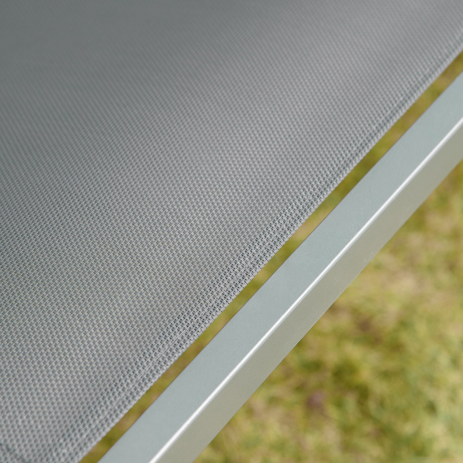 3 Seat Metal Fabric Backyard Balcony Patio Swing Chair | Gray