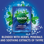 Mineral Therapy Muscle Soak Herbal Bath Salt, 400g, 6 Pack | 6 | Blue