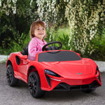 Mclaren Licensed Kids Electric Ride-on Car W/ Remote Control | Red