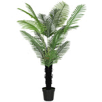 Artificial Areca Palm Tree With Pe Leaves And Flocked Soil | 175cm | Green