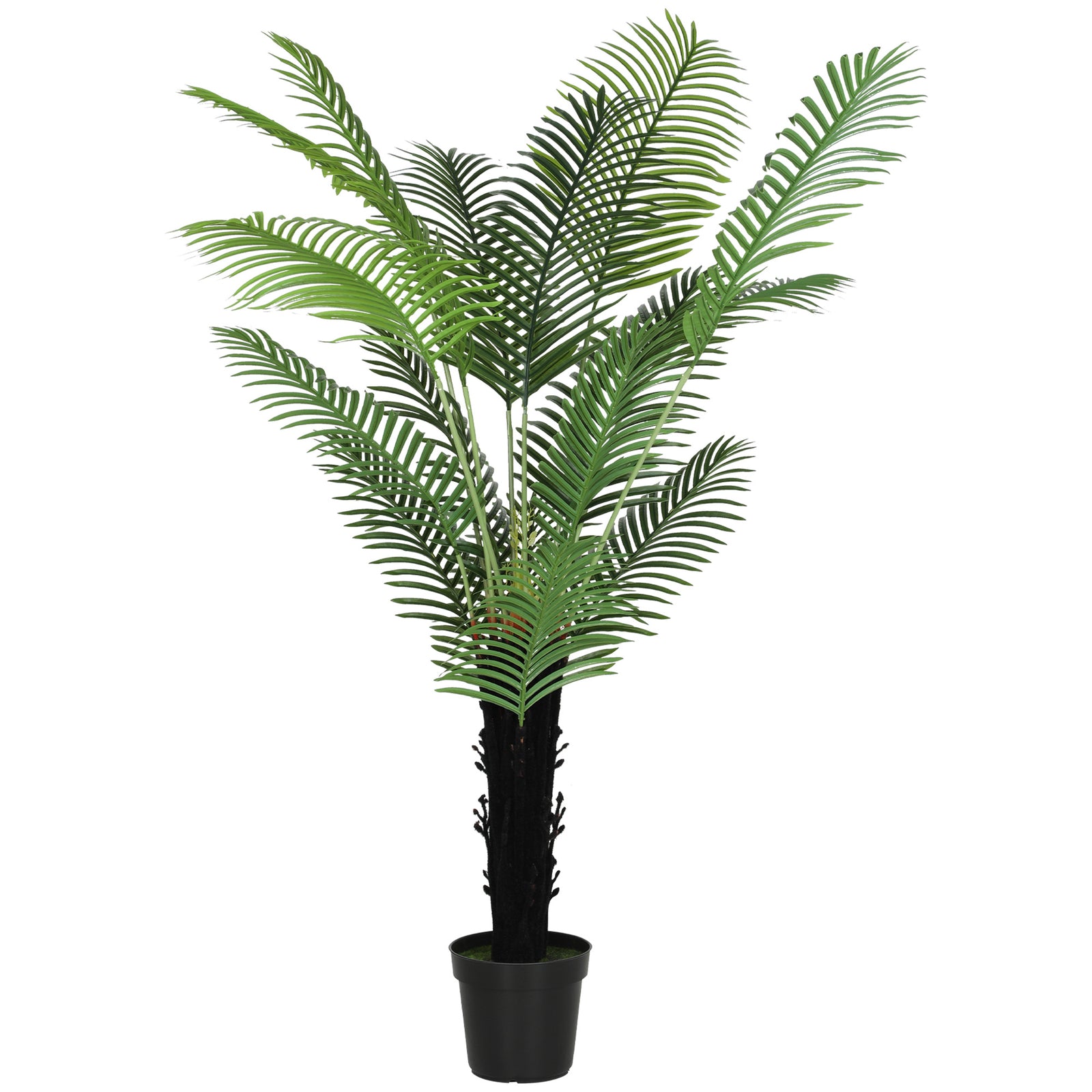 Artificial Areca Palm Tree With Pe Leaves And Flocked Soil | 175cm | Green