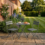 Colourways Vibrant Folding Patio Or Balcony Set | Black