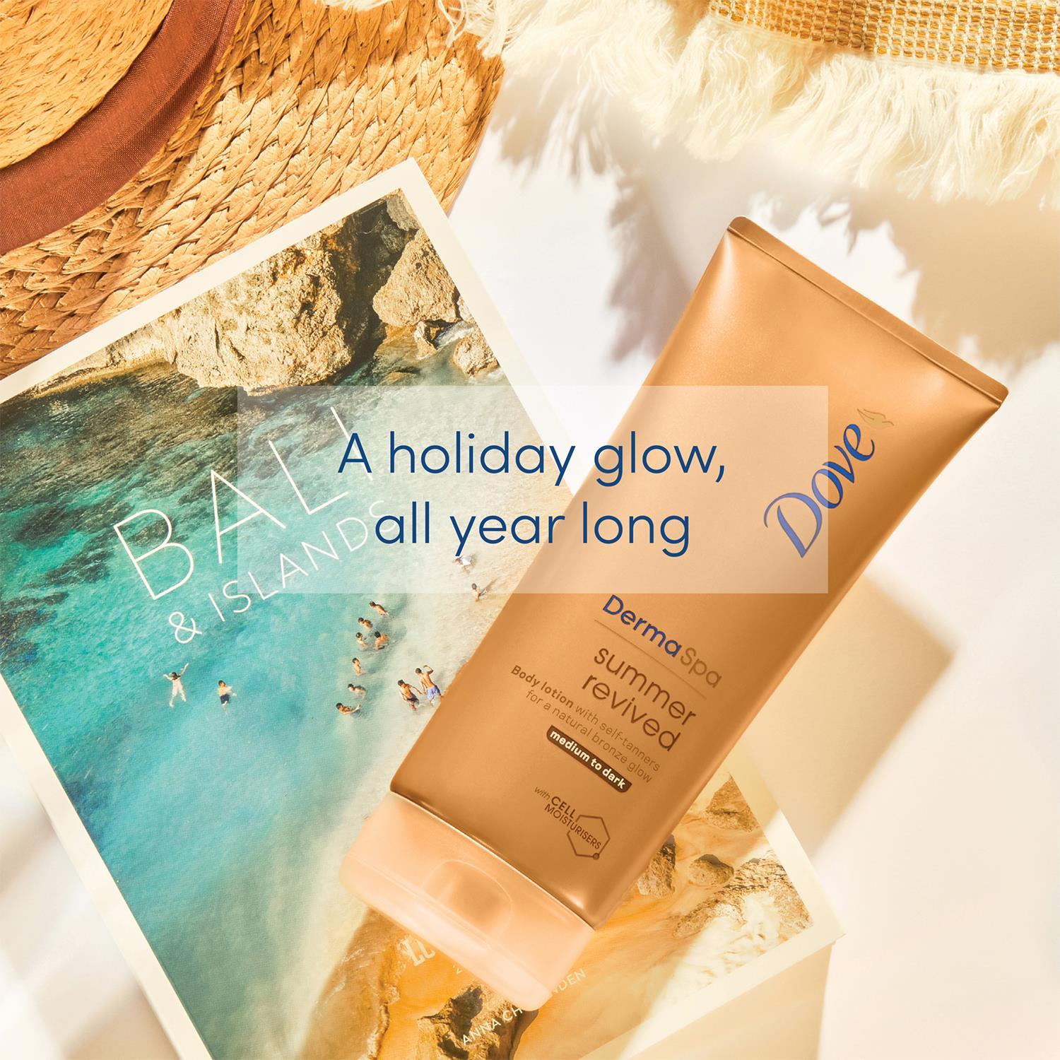 Dermaspa Summer Revived Gradual Self Tan Body Lotion, 6x 200ml