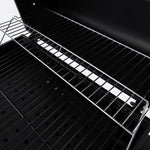 Outdoor Charcoal Bbq Grill With Portable Trolley Garden Grill