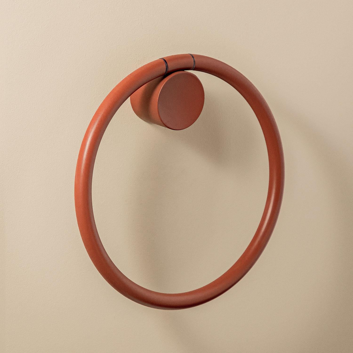 Towel Ring, 20cm Diam, Brown, Award-winning Design, Geyser Collection