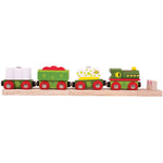 Wooden Dinosaur Train Engine & Carriages