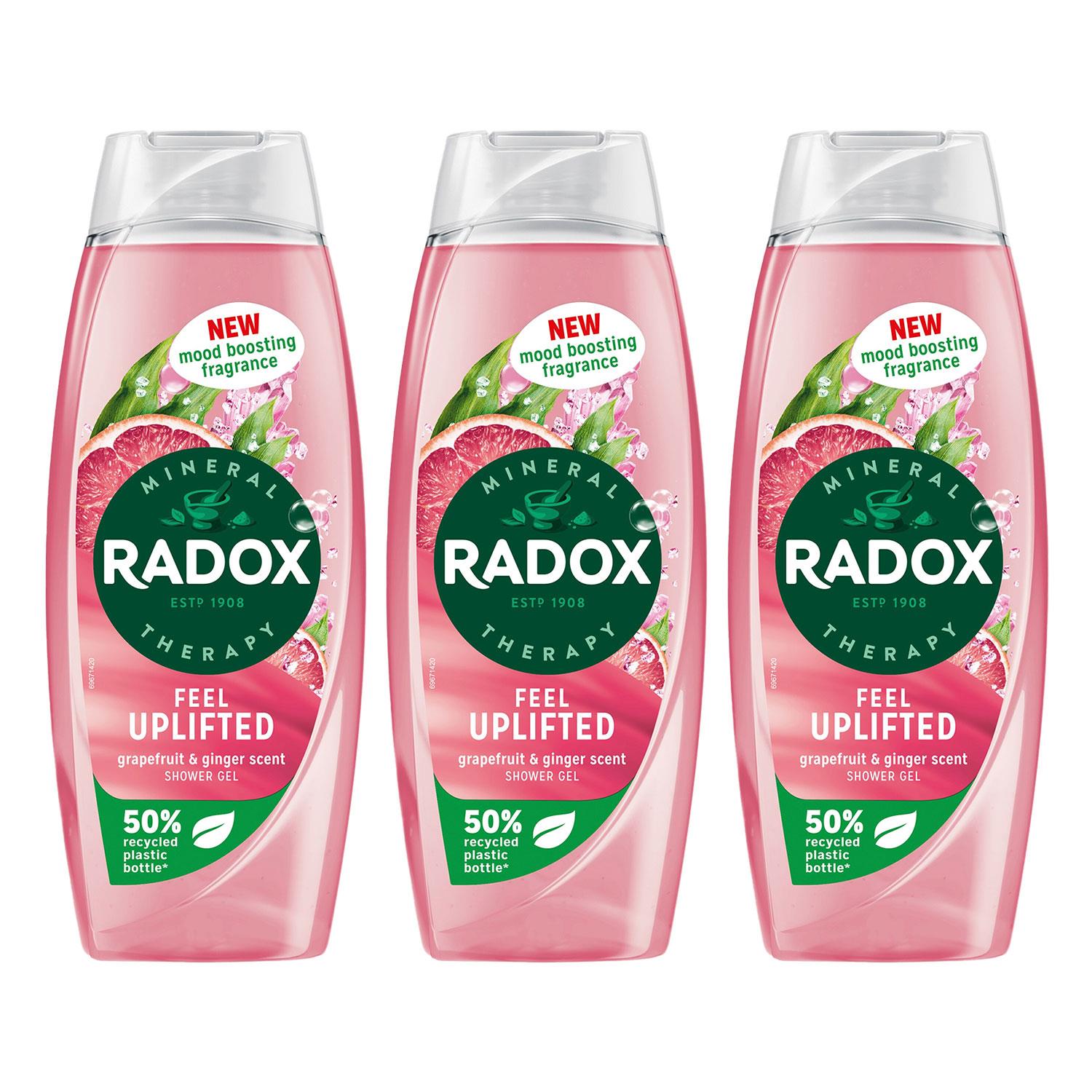 Shower Gel Feel Uplifted With Grapefruit & Ginger Scent - 450 Ml, 3pk | 3 | Pink