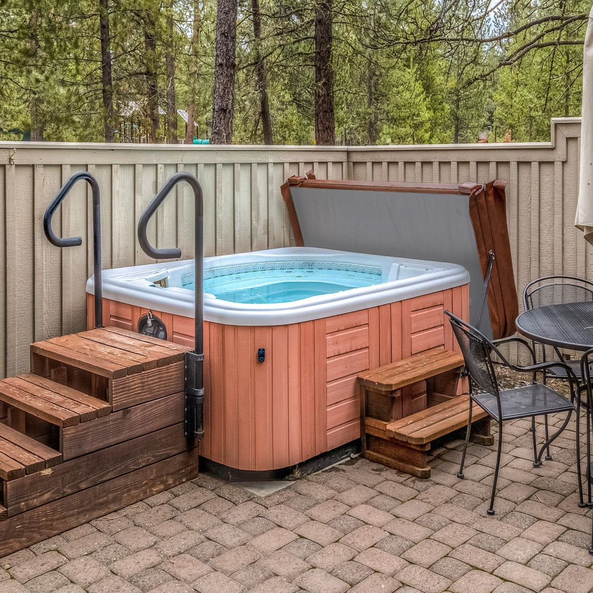 2m Hot Tub Spa Cover | Brown