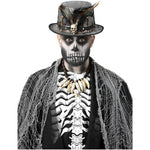 Witch Doctor Distressed Black Top Hat