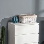4/5 Drawer Cabinet Storage Cupboard Sideboard Organiser | Large | White