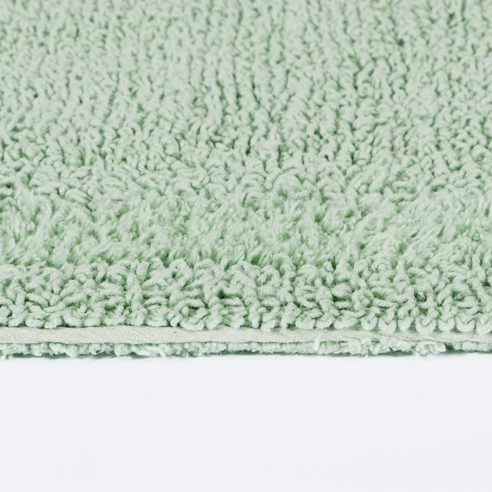 Luxury Reversible Cotton Bath Mat | Pedestal Mat | Sage Green
