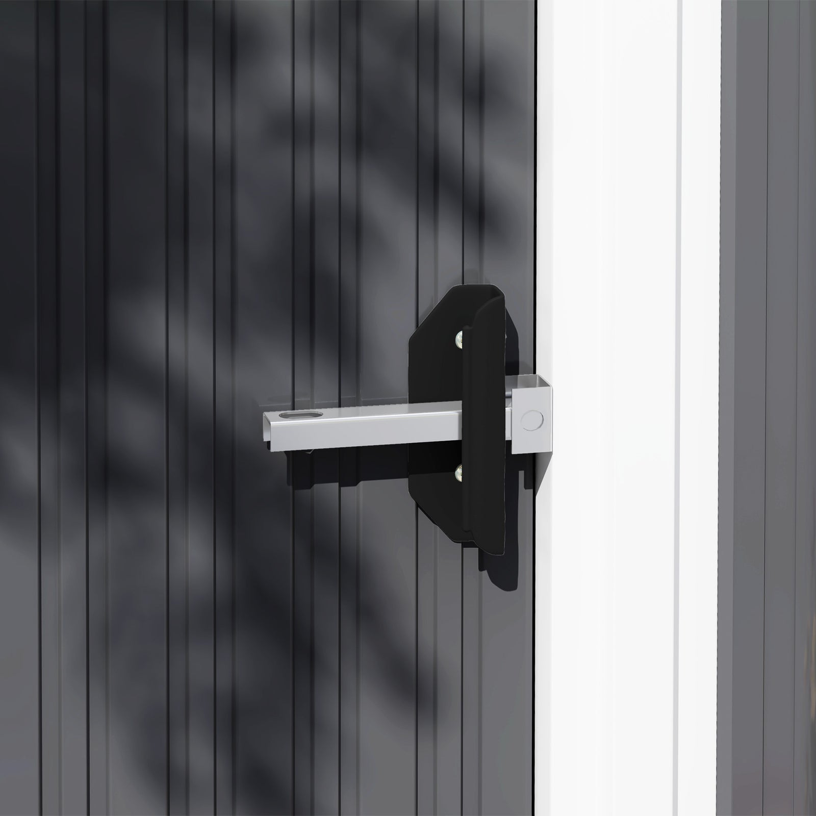 5 X 3ft Garden Storage Shed Sliding Door Sloped Roof Tool