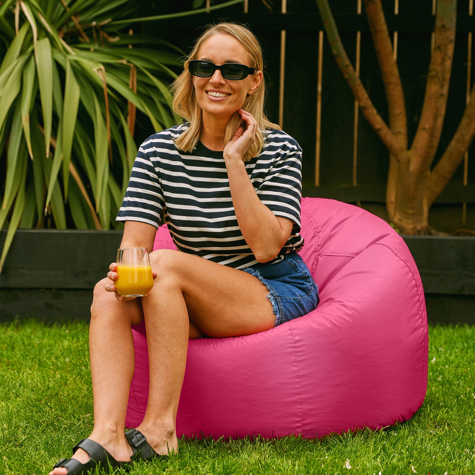 Classic Indoor Outdoor Bean Bag | Pink