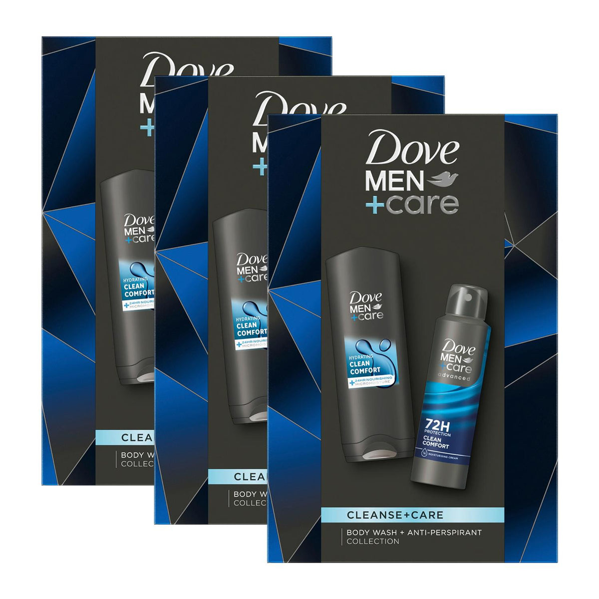 Cleanse And Care Duo Gift Set For Him, Body Wash And Deodorant | Set of 3