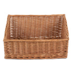 Wicker Sloped Sided Display Basket | Large | Brown